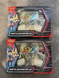Hop’s Zacian EX Box X2
