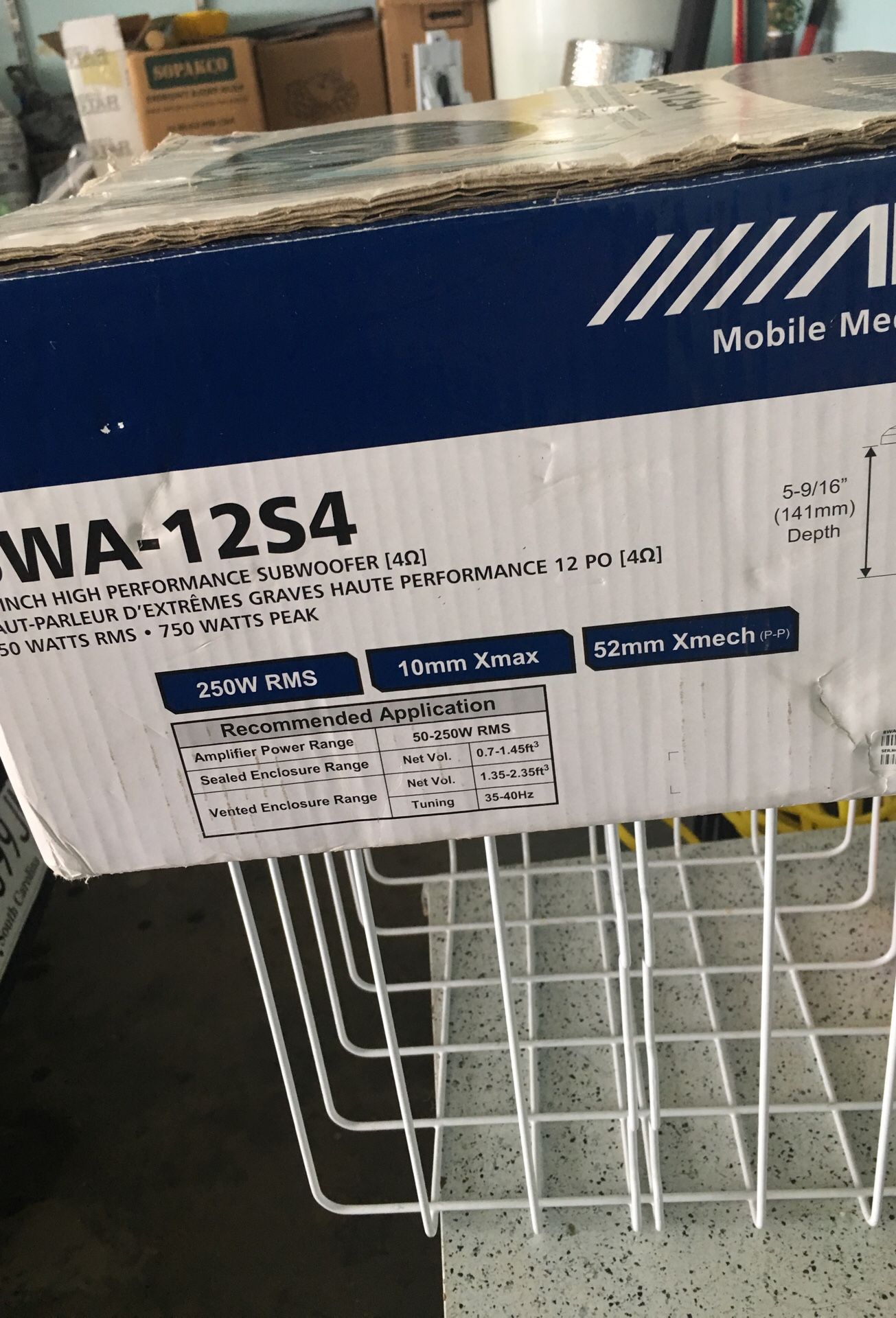 12 “ subwoofer