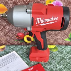 Milwaukee
M18 18-Volt Lithium-Ion Brushless 1/2 in. High Torque Impact Wrench with Friction Ring (Tool-Only)