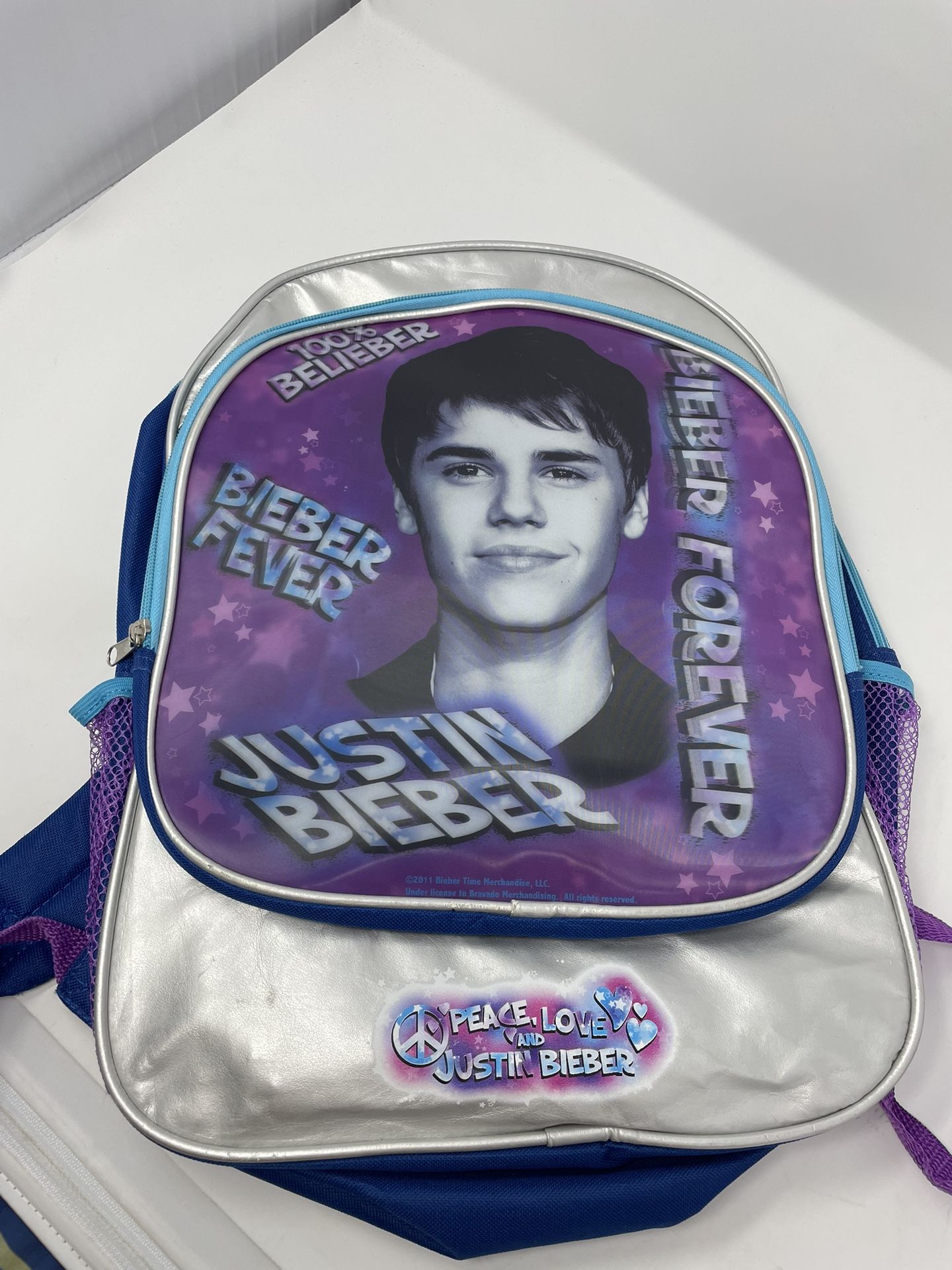 Justin Bieber wearing Louis Vuitton Backpack