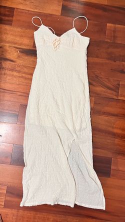White Summer dress, size S/M