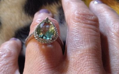 5Ct PEAR-Shaped CZ in Brass