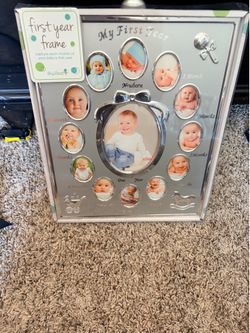 First year baby frame