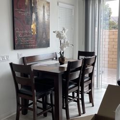 90% OFF - Kitchen Table With Bench & Chairs