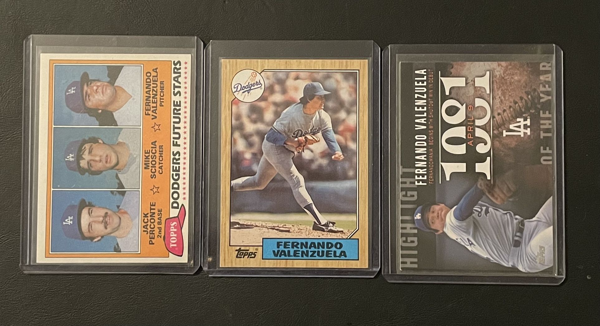 Los Angeles Dodgers Fernando Valenzuela Baseball Cards