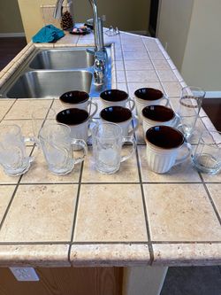 Mixed Mugs and Glasses Set