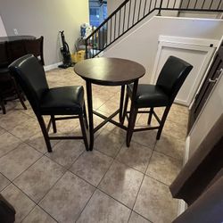 Bar Table And 2 Bar Stools