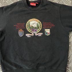 Supreme Mountain Crewneck Size: M 