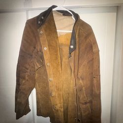 Black Stallion Split Cowhide Welding Jacket - 30WC