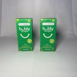 Sodastream Bubly Drops Lime 1.36 Fl Oz (40mL) 2 PACK Sugar Free Natural Flavor