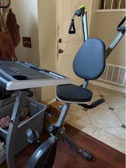 Workstation exercise bike