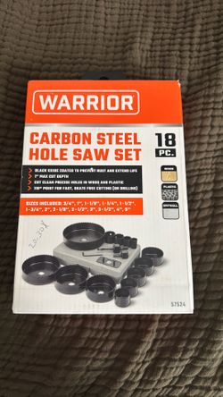 Warrior-CARBON STEEL HOLE SAW SET
