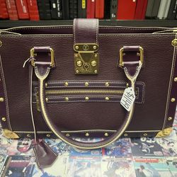 Louis Vuitton Plum Suhali Le Fabuleux Handbag 
