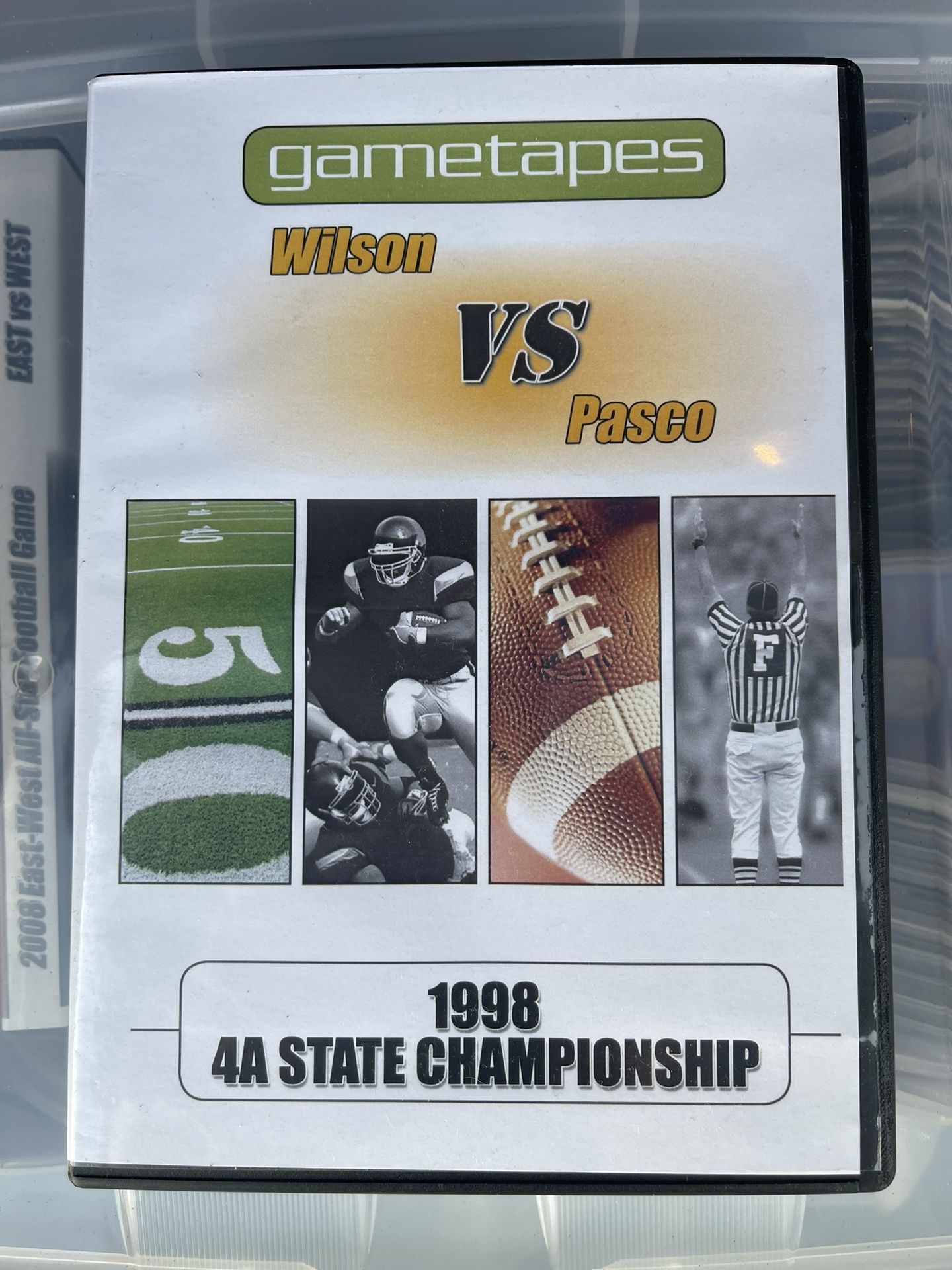 Wilson vs Pasco 2008 Football 4A Final dvd