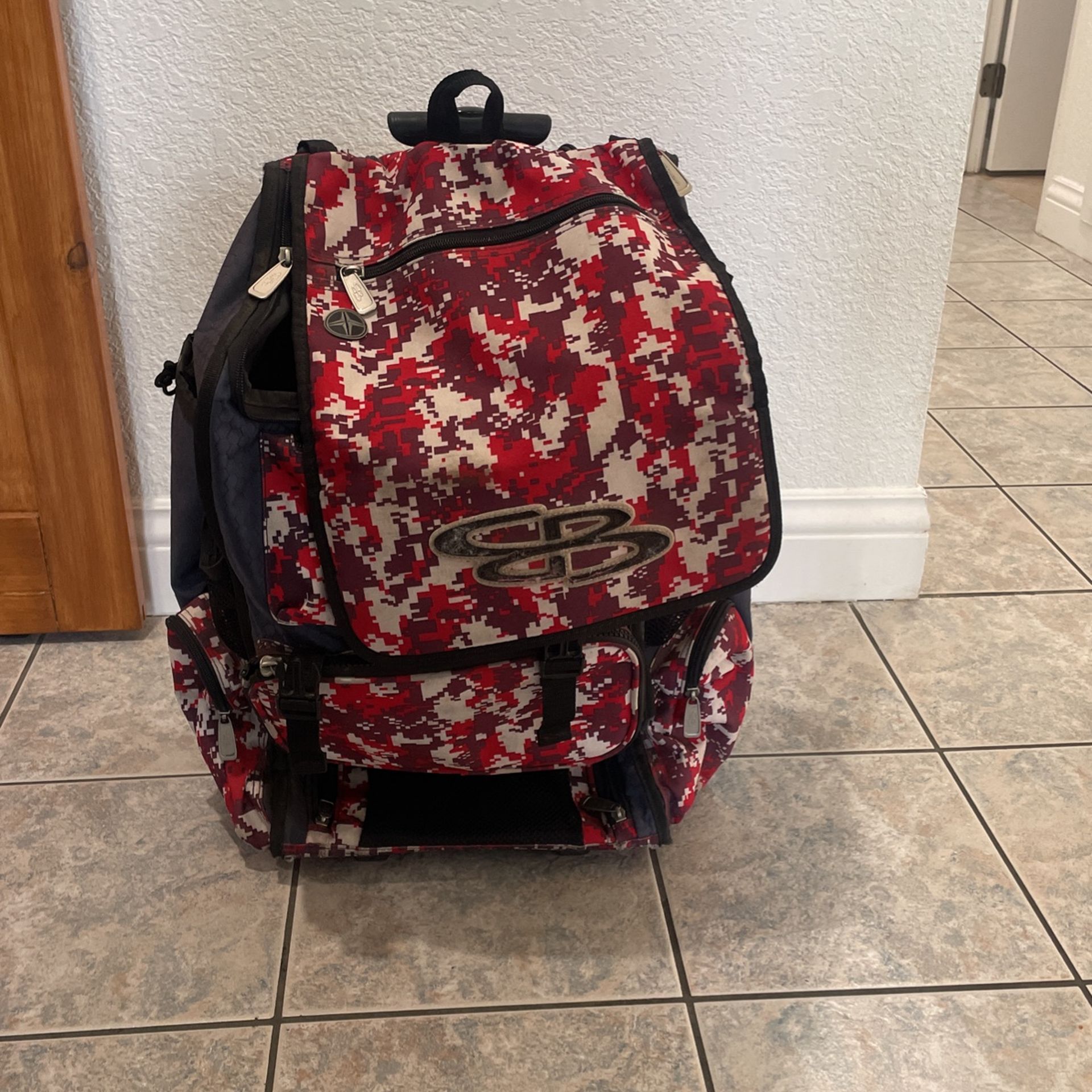 Boombah Baseball Rolling Bag