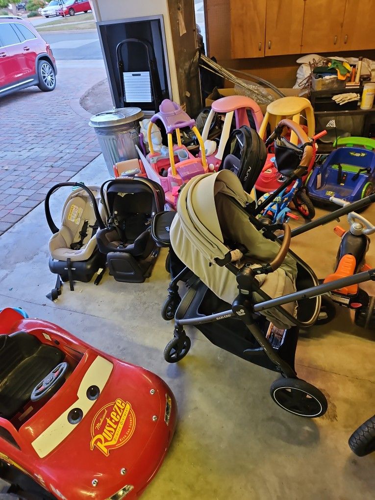 Baby strollers and car seats