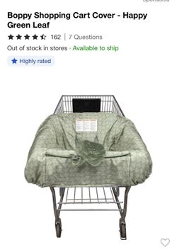 Shopping cart cover for baby