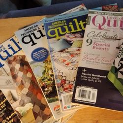 5 Quilting Magazines Set 