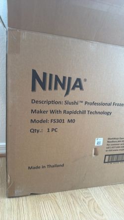 ninja slushi professional frozen drink maker with rapid chill technology