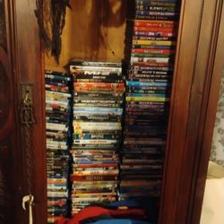 Tons Of DVD's  At 1.00 Each And Blu Rays 2.00 Each 