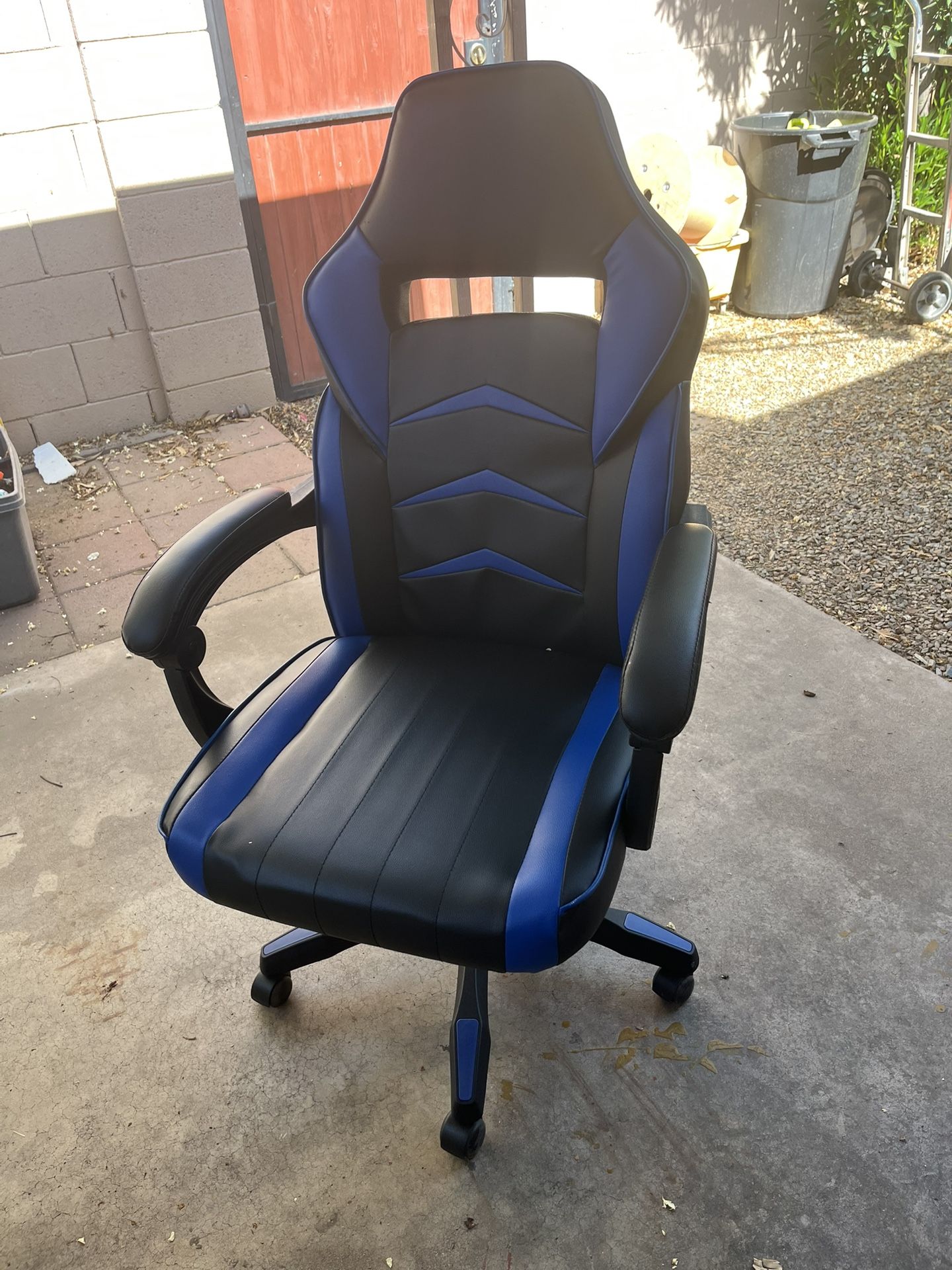 Gaming Office Chair - Black & Blue,