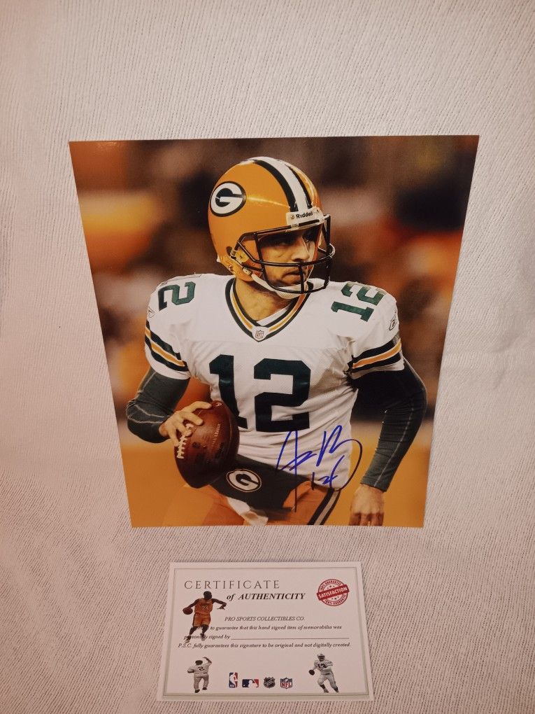 AARON RODGERS GREEN BAY PACKERS AUTOGRAPH SIGNED 8X10 PHOTO MVP HOF,All Products : American Fashion Style Bags On Sale