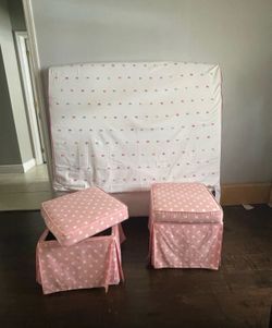Headboard  and cubbies