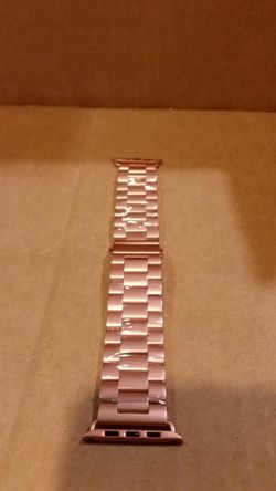 Apple watch 42mm serie 1,2,3 rose gold stainless steel bands.