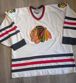 Vintage CCM NHL Chicago Blackhawks Hockey Jersey Mens XL
