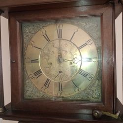 Antique Thomas Barrow Circa 1780 to 1810 Long Clock
