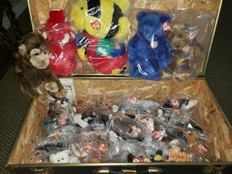 5 LARGE & 31 SMALL BEANIE BABIES, TAP ON THE CAR AND SEE MY OTHER OFFERS