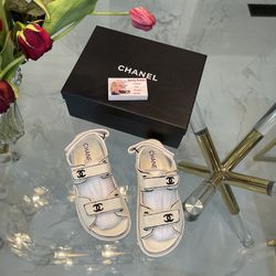 Chanel Dad Sandals- Size 8