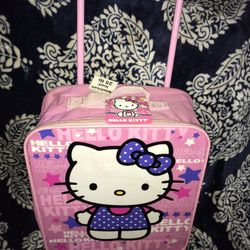 NEW Rolling Hello Kitty Suitcase