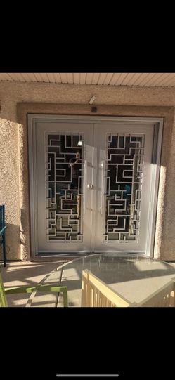 Modern Iron Entry Security Doors For Sale