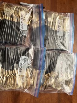 80 Sets Of Forks Spoons Knives