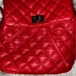 Small Red Forever 21 Backpack