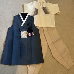 New Unopened Hanbok Korean Traditional Clothing For Boy