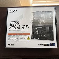 ASRock B860 Pro A WiFi 6E Motherboard