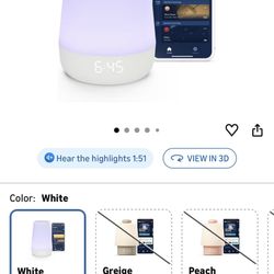 Hatch Rest 2nd Gen Baby Sound Machine Night Light HBREST2