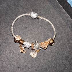 Pandora Bracelet With Charms