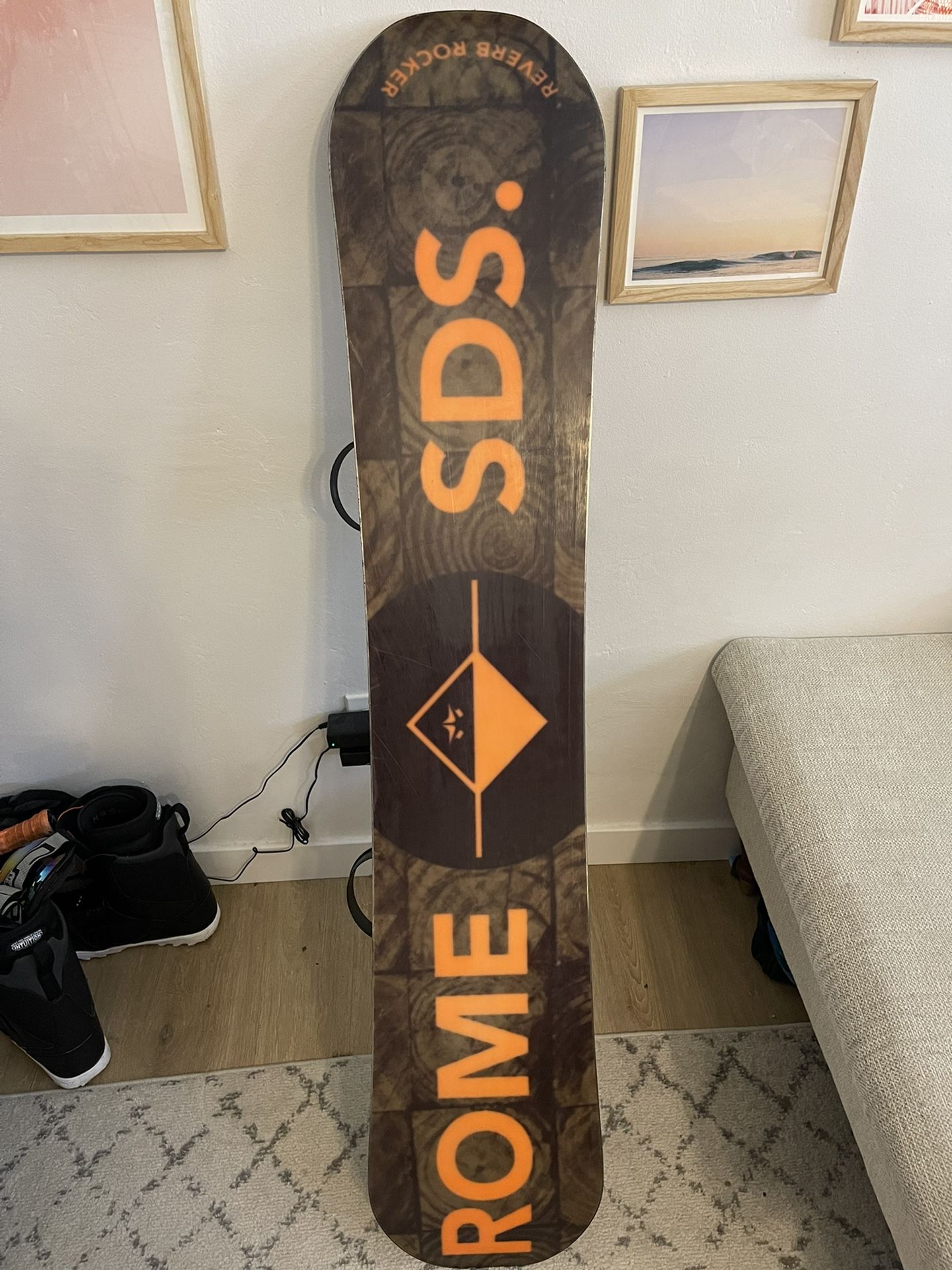 ROME 151 Snowboard with Union Pro Bindings for Sale in San