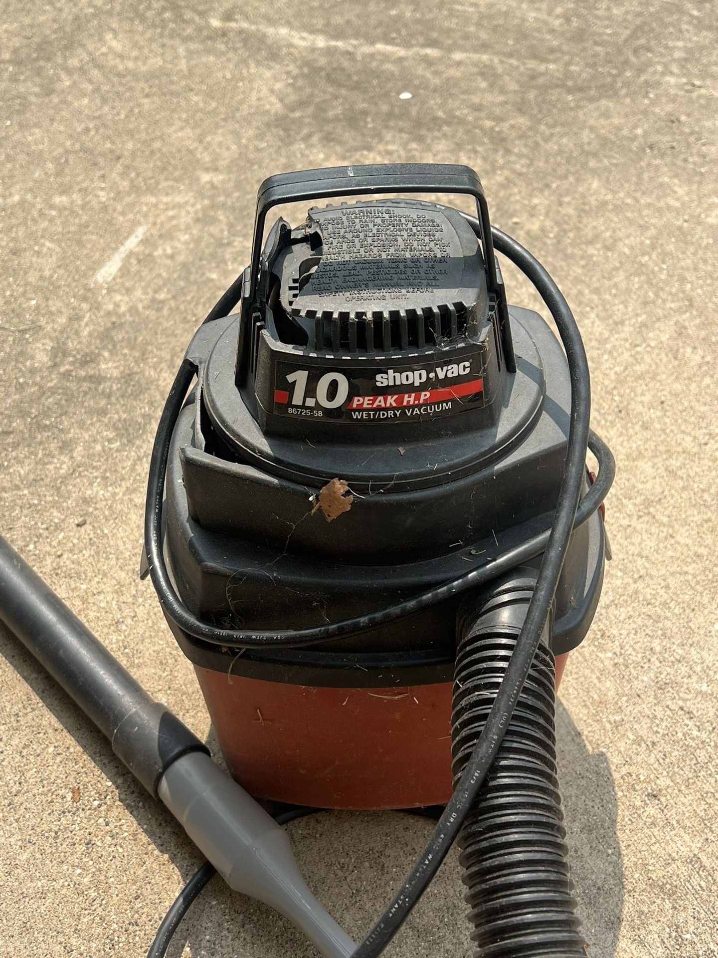 Shop-Vac 50X Wet/Dry Vacuum - 1.0 HP!