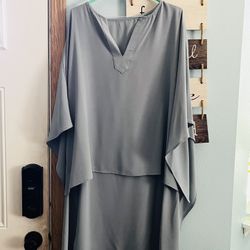 Light Blue Plus Size Top