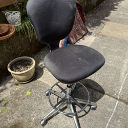 Sacco Metro Ergonomic Office Chair, Extended-Height, Adjustable With Swivel Base
