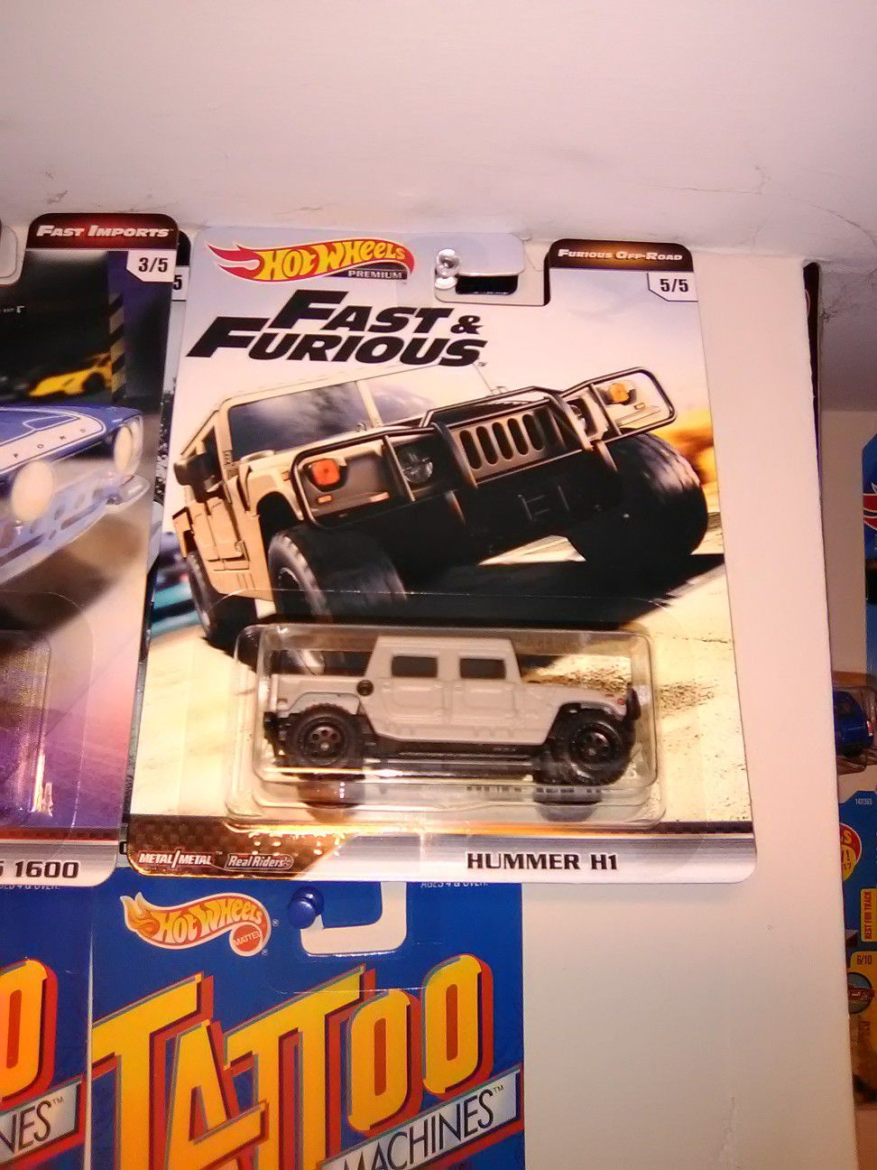 6 HotWheels Fast and Furious Real Riders