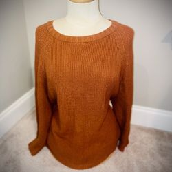 Express Mustard Tunic Sweater Size Medium 