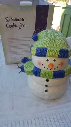 Snowman Cookie jar
