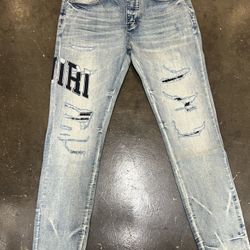 Amiri Light Blue Jeans 