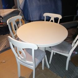 Table and 4 chairs