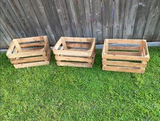 Wood crates